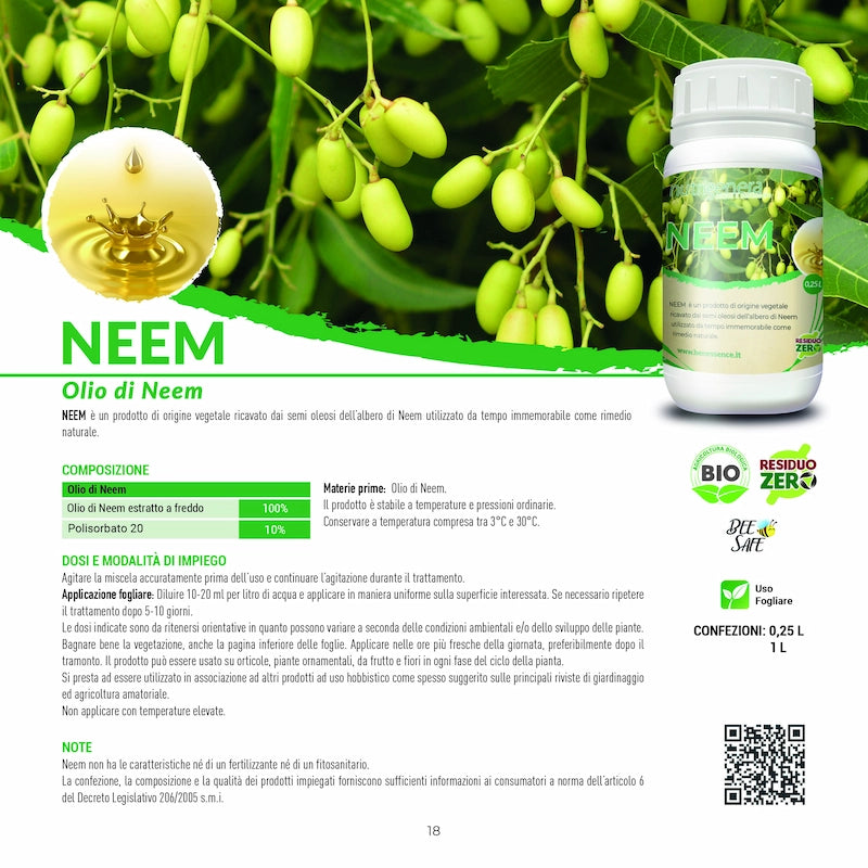 Neem – Olio di Neem – 250 ml