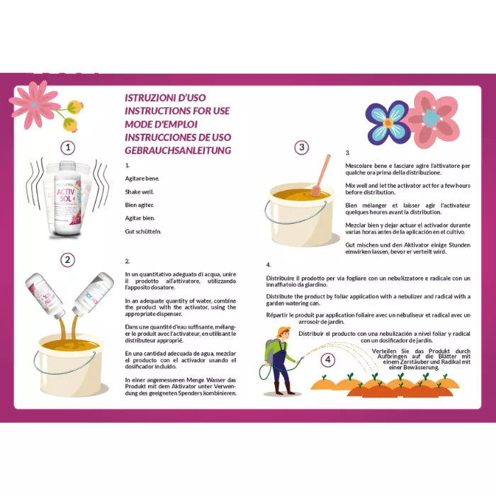 Activ Sol – Inoculo funghi micorrizici e microrganismi -250 ml