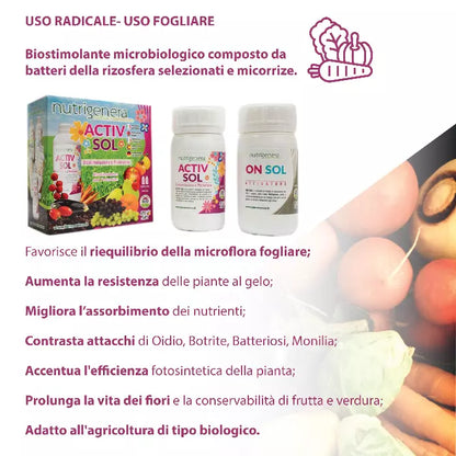 Activ Sol – Inoculo funghi micorrizici e microrganismi -250 ml