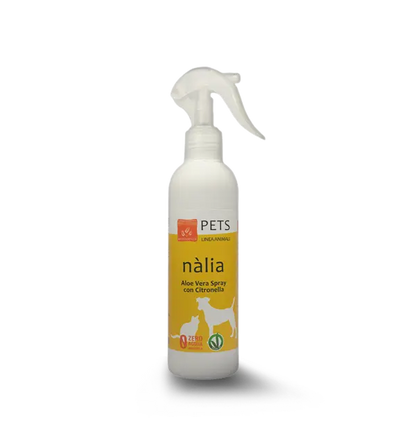 Nalia Spray con citronella ed Aloe Vera 95,2% per cani e gatti