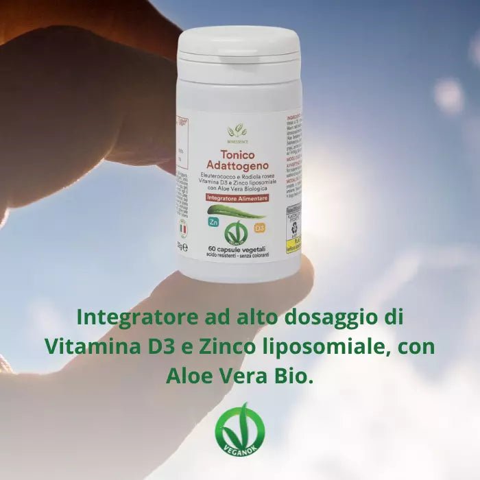 Vitamina D, Zinco, Eleuterococco e Aloe Vera – 60 capsule