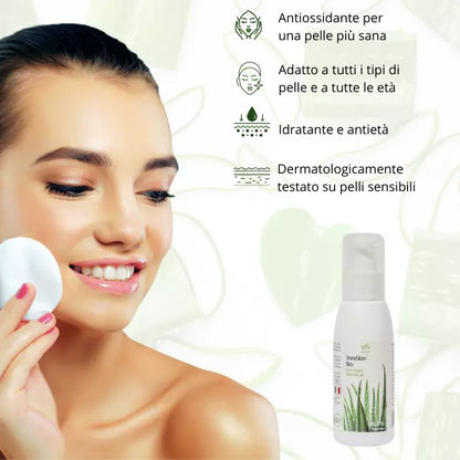 VeraSkin Gel di Aloe Vera Biologica 98,8% da 100 ml