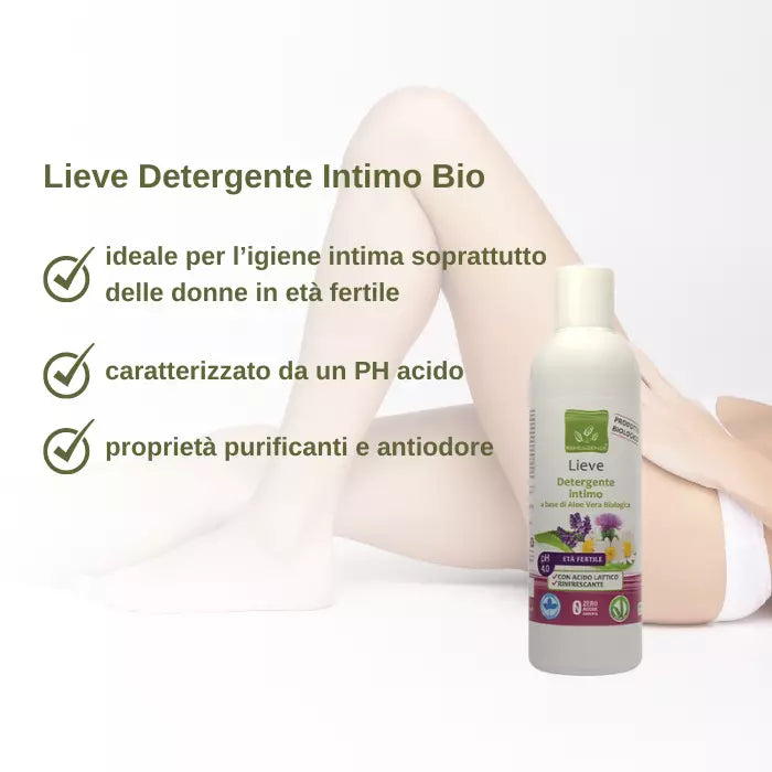 Lieve Detergente Intimo Delicato Biologico con Aloe Vera – 250 ml