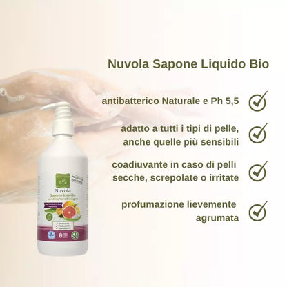 Sapone Liquido con Aloe Vera Biologica