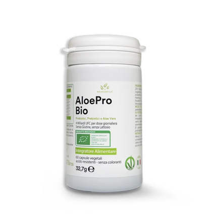 Aloe Vera Bio, Probiotici e Prebiotici: AloePro Bio – 60 capsule vegetali